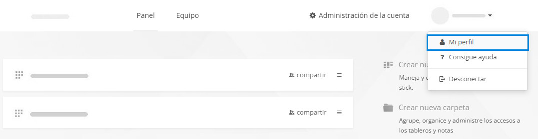 Acceder a Mi perfil