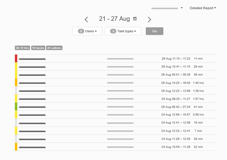 Detailed report example