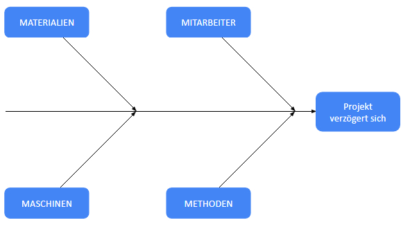 Fishbone-Diagramm – die Kategorien