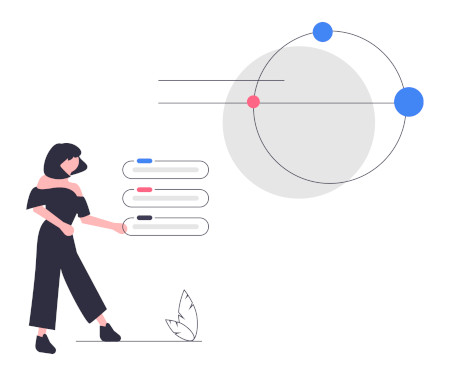 A woman designs a complex process from the ground up
