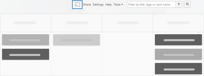 Kanban Cast enabled