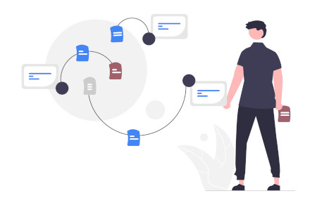 Ideas flow graphically visualized