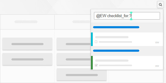 Searching all boards by a checklist assignment
