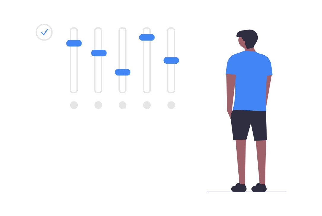 A man looks at performance limitation controls