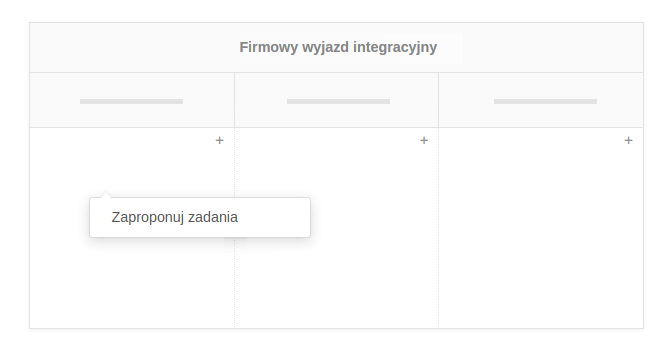 Generowanie propozycji zadań na tablicy Kanban Tool z asystentem AI