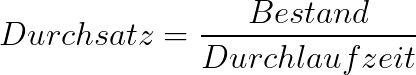 Durchsatz-Berechnung