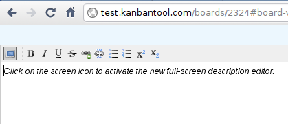 card in a full screen view